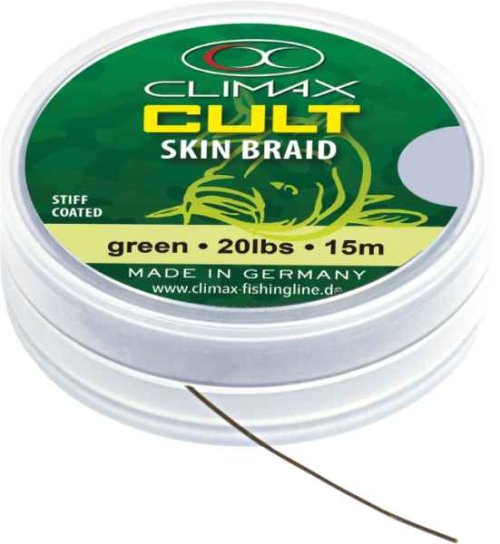 šňůra 15m-SKIN Braid-Camou Green-30lbs/14,5kg/15m