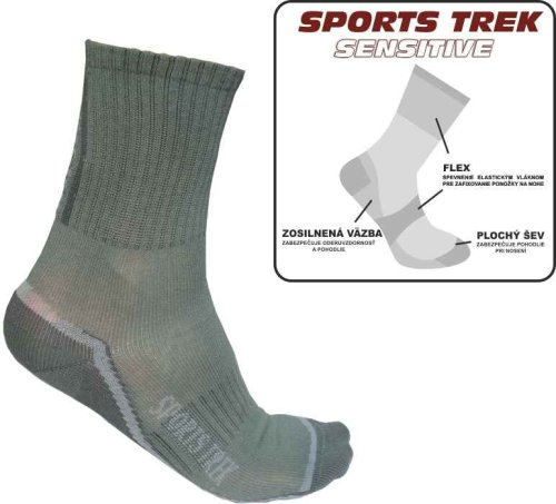 Thermo ponožky SPORTS Trek Sensitive 43-46