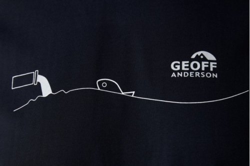 Tričko Geoff Anderson Organic Tee pollution black 4XL