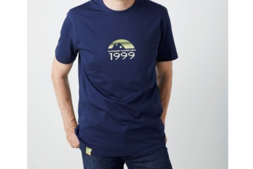 Tričko Geoff Anderson Organic Tee retro 1999 blue L