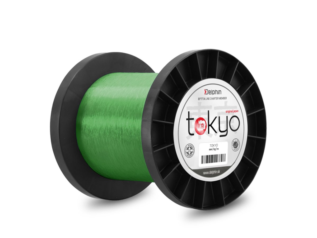 Monofil Delphin TOKYO / fluo zelený 8