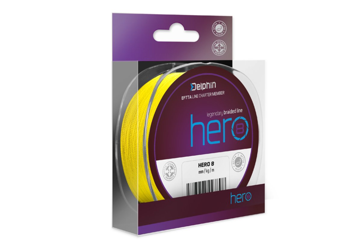 Delphin HERO 8 / fluo žlutá 22