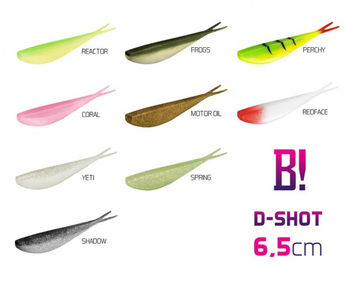 Umělá nástraha BOMB! D-SHOT / 5ks