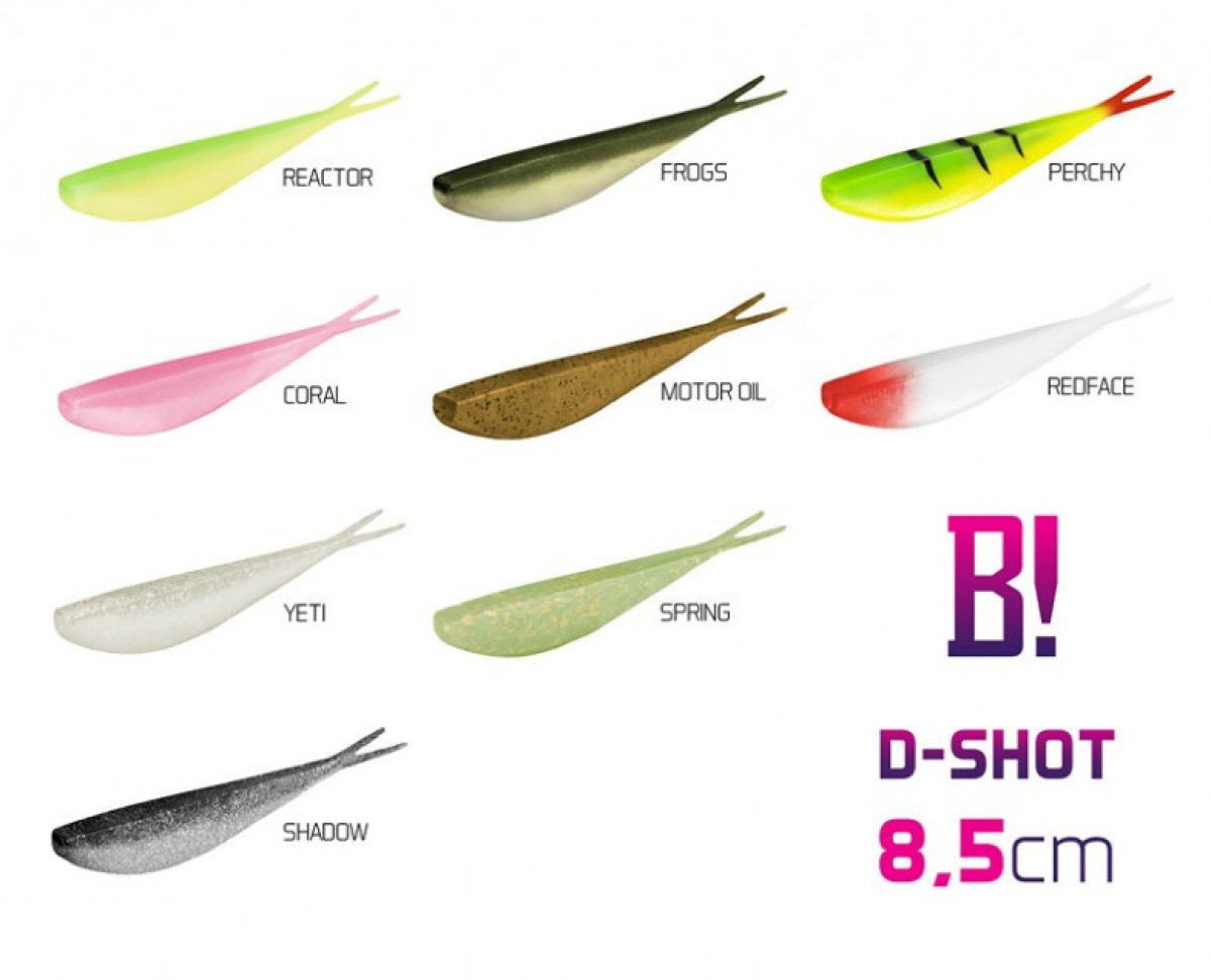 Umělá nástraha BOMB! D-SHOT / 5ks 2