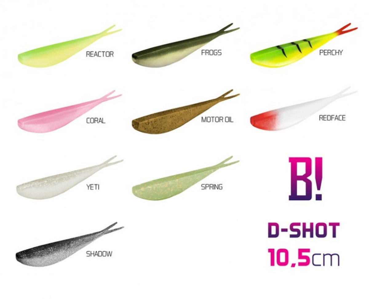 Umělá nástraha BOMB! D-SHOT / 5ks 3