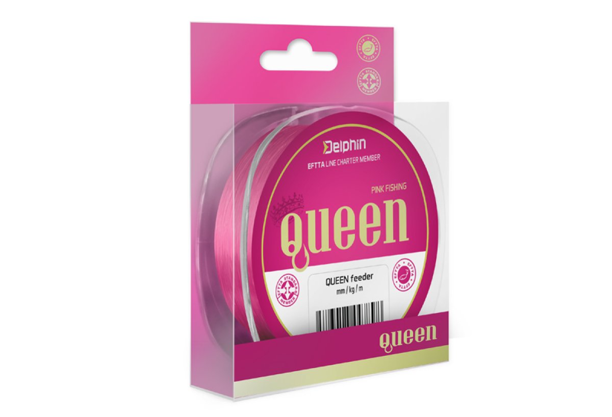 Delphin QUEEN Feeder / růžový