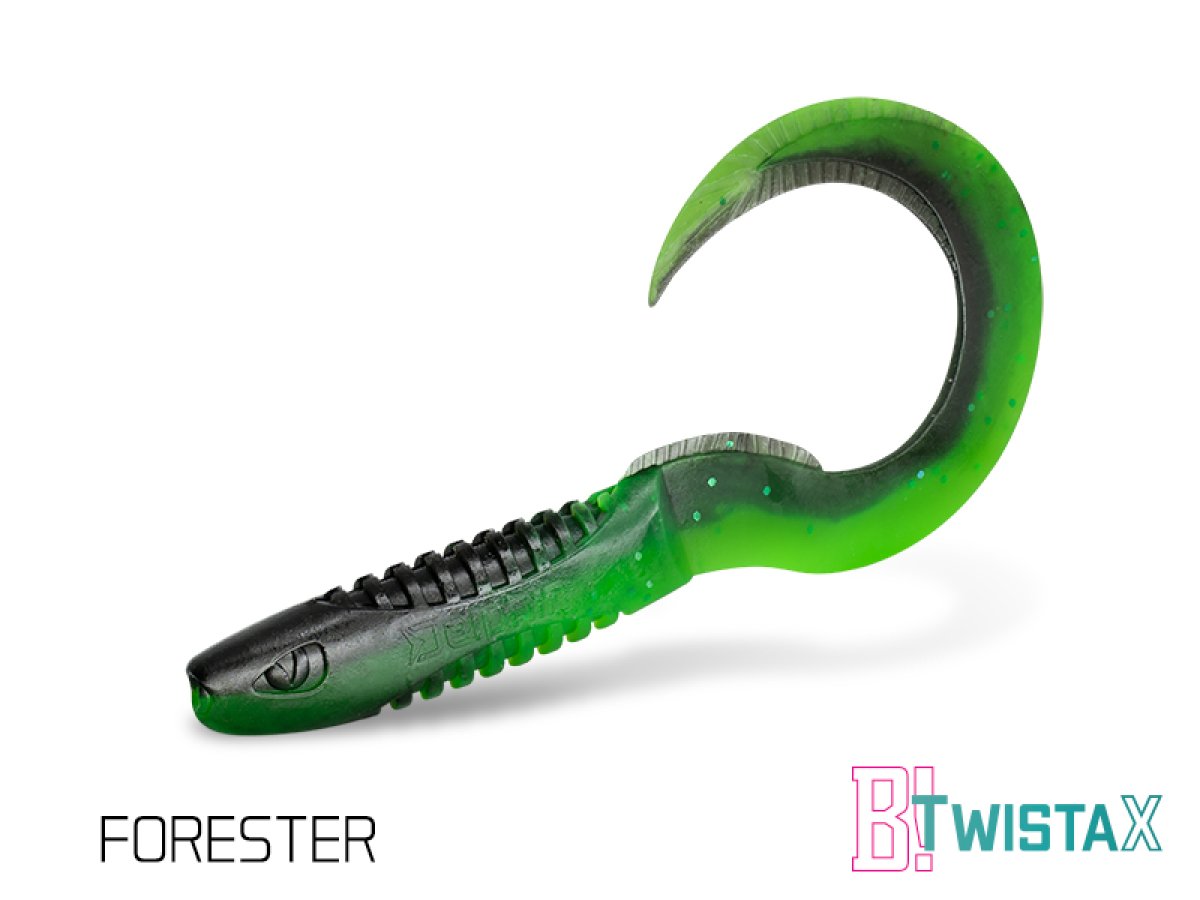 Umělá nástraha Delphin TwistaX Eeltail UVs / 5ks 84