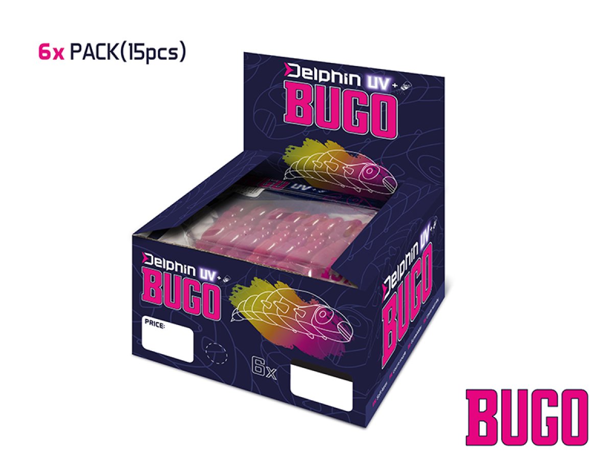 Umělá larva Delphin BUGO Cheese / 15ks