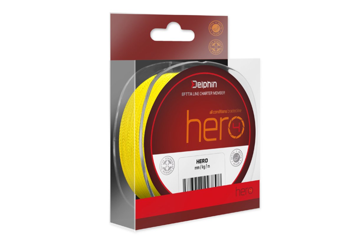 Delphin HERO 4 / fluo žlutá 24