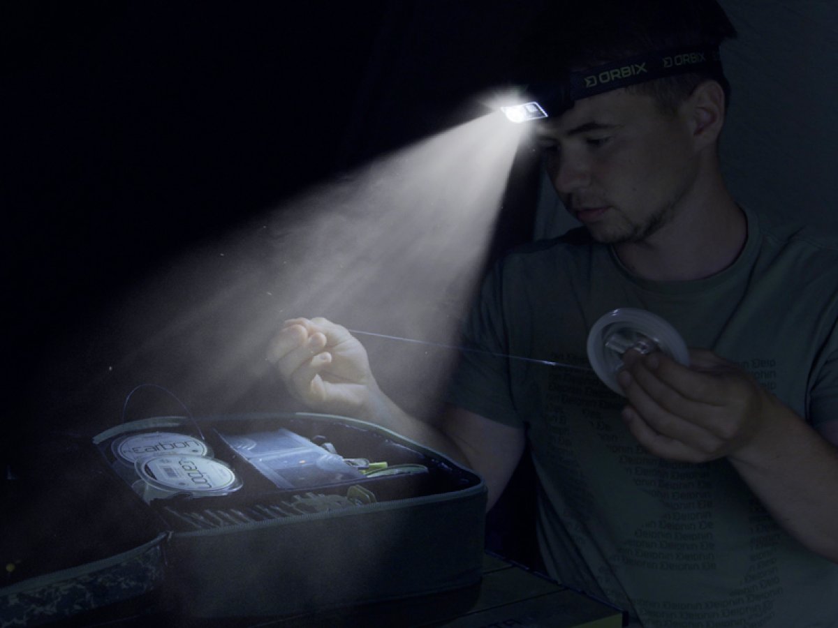 Čelová lampa Delphin ORBIX