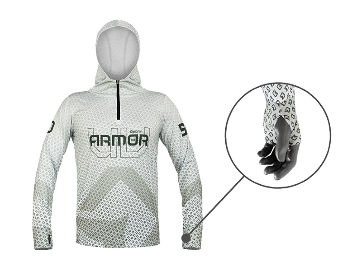 Tričko s kapucí Delphin UV ARMOR 50+
