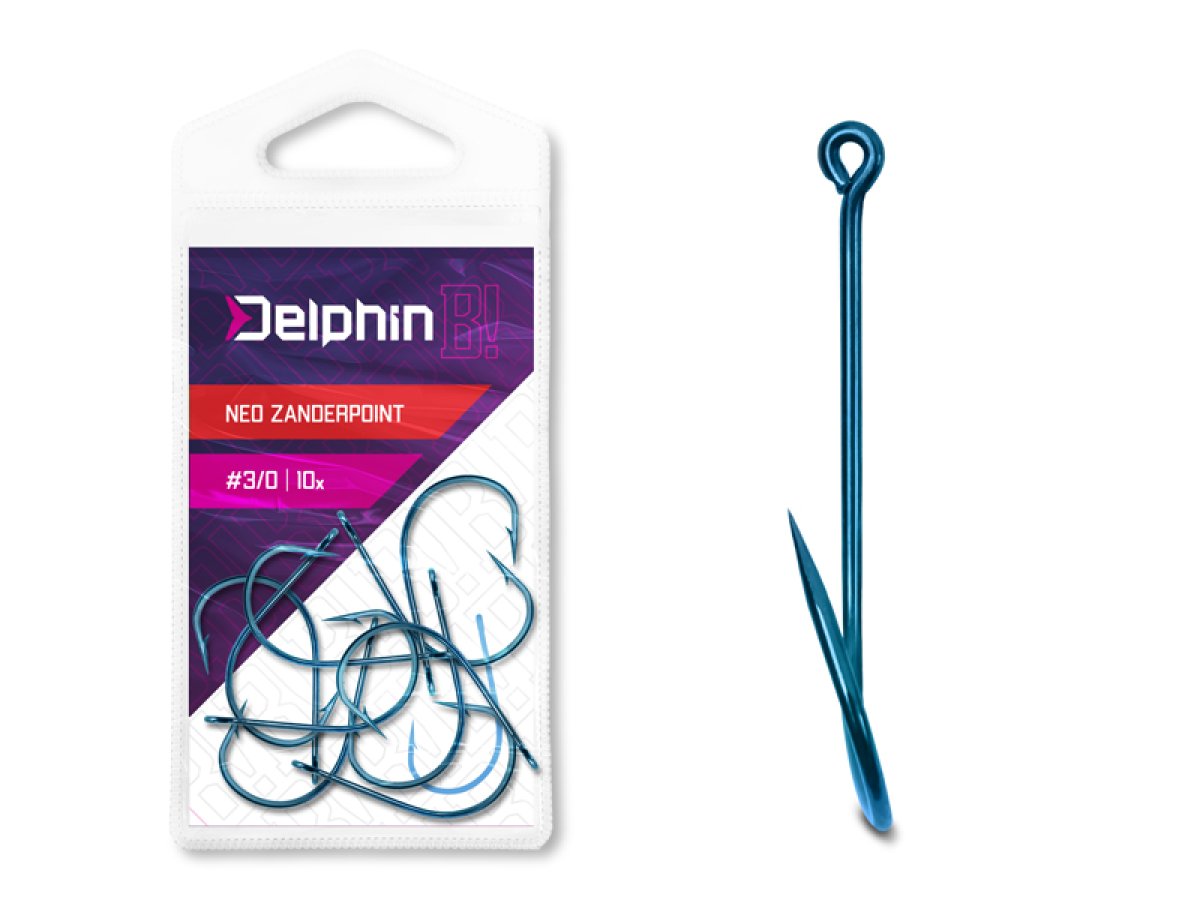 Háček Delphin B! NEO ZanderPoint BLU / 10ks