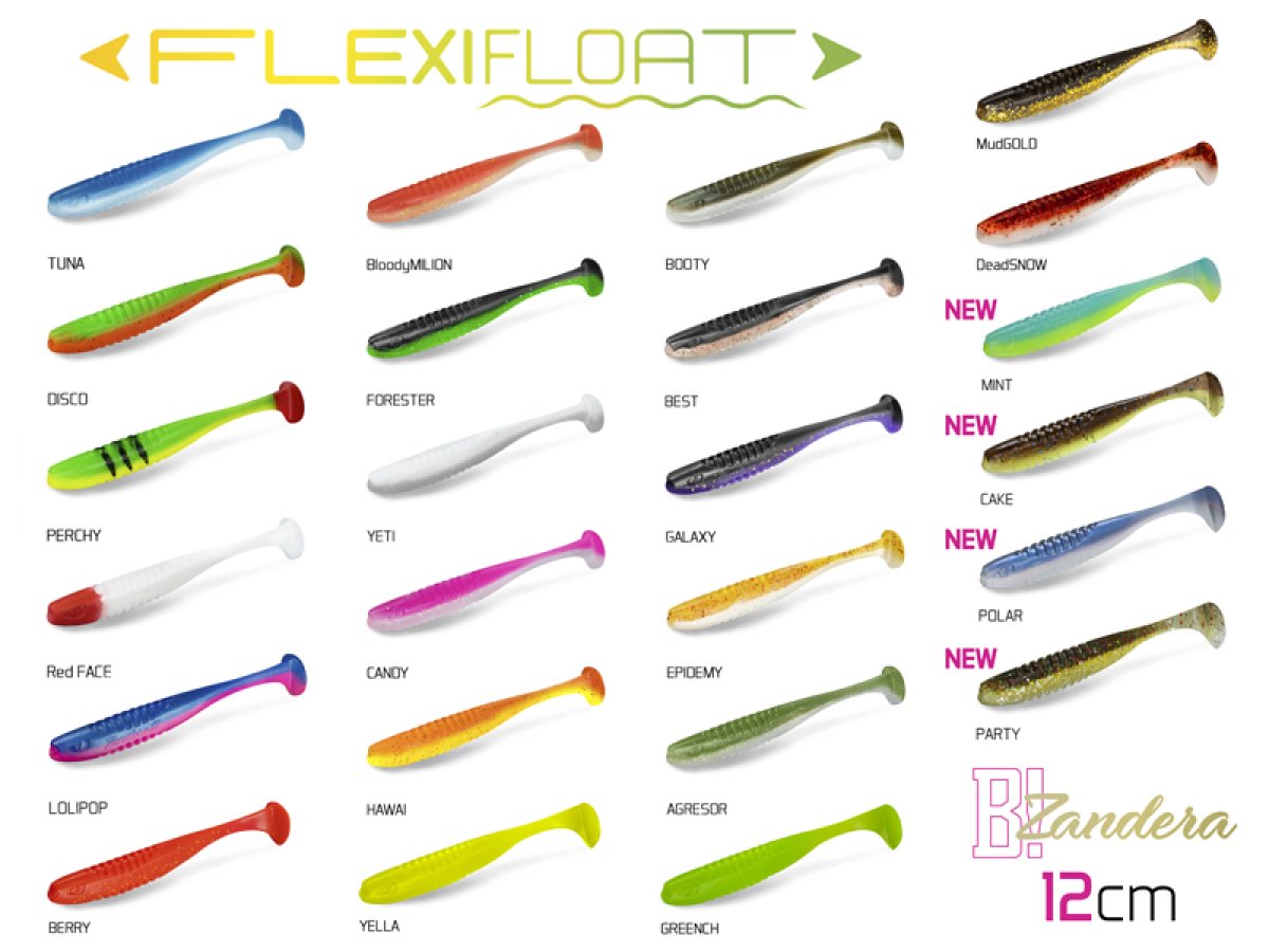 Umělá nástraha Delphin ZANDERA FlexiFLOAT UVs / 5ks