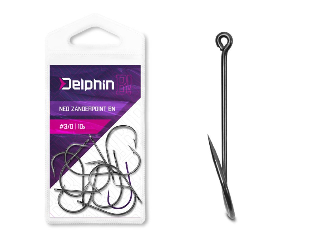Háček Delphin B! NEO ZanderPoint BN / 10ks