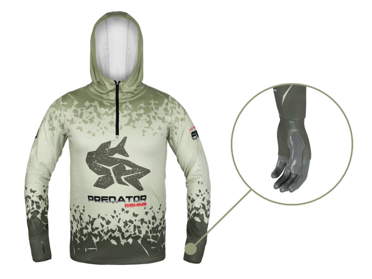 Tričko s kapucí Delphin UV ARMOR 50+ 103