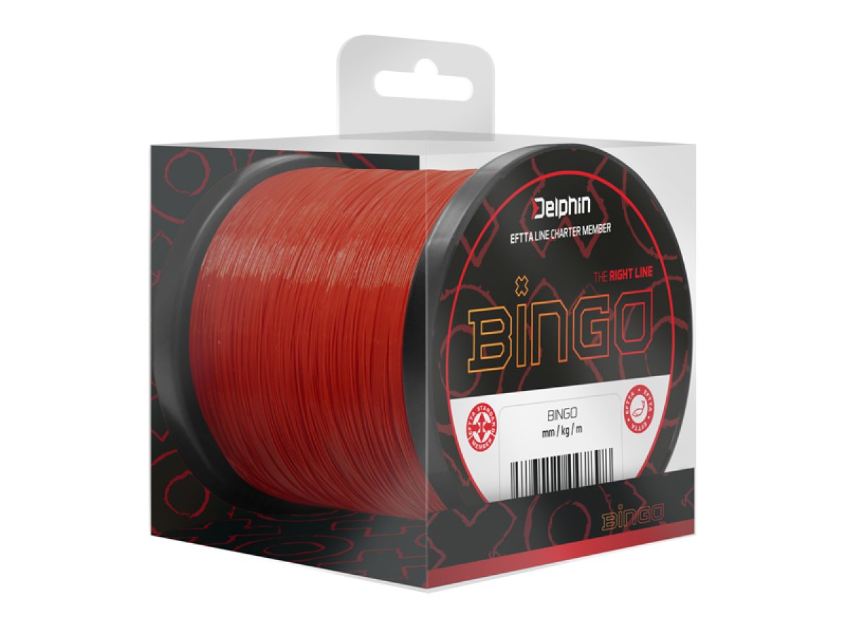 Vlasec Delphin BINGO Matt / Tm. červená