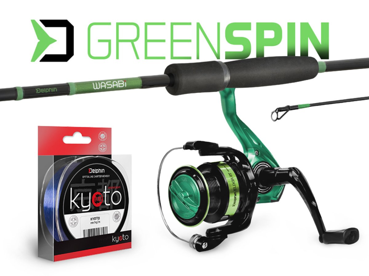 Přívlačový set Delphin GreenSPIN