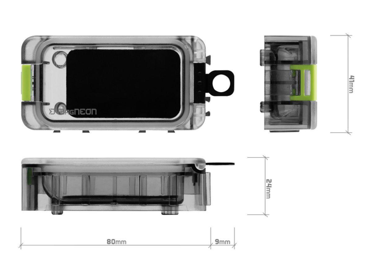 Krabička Delphin MagNEON / 3ks