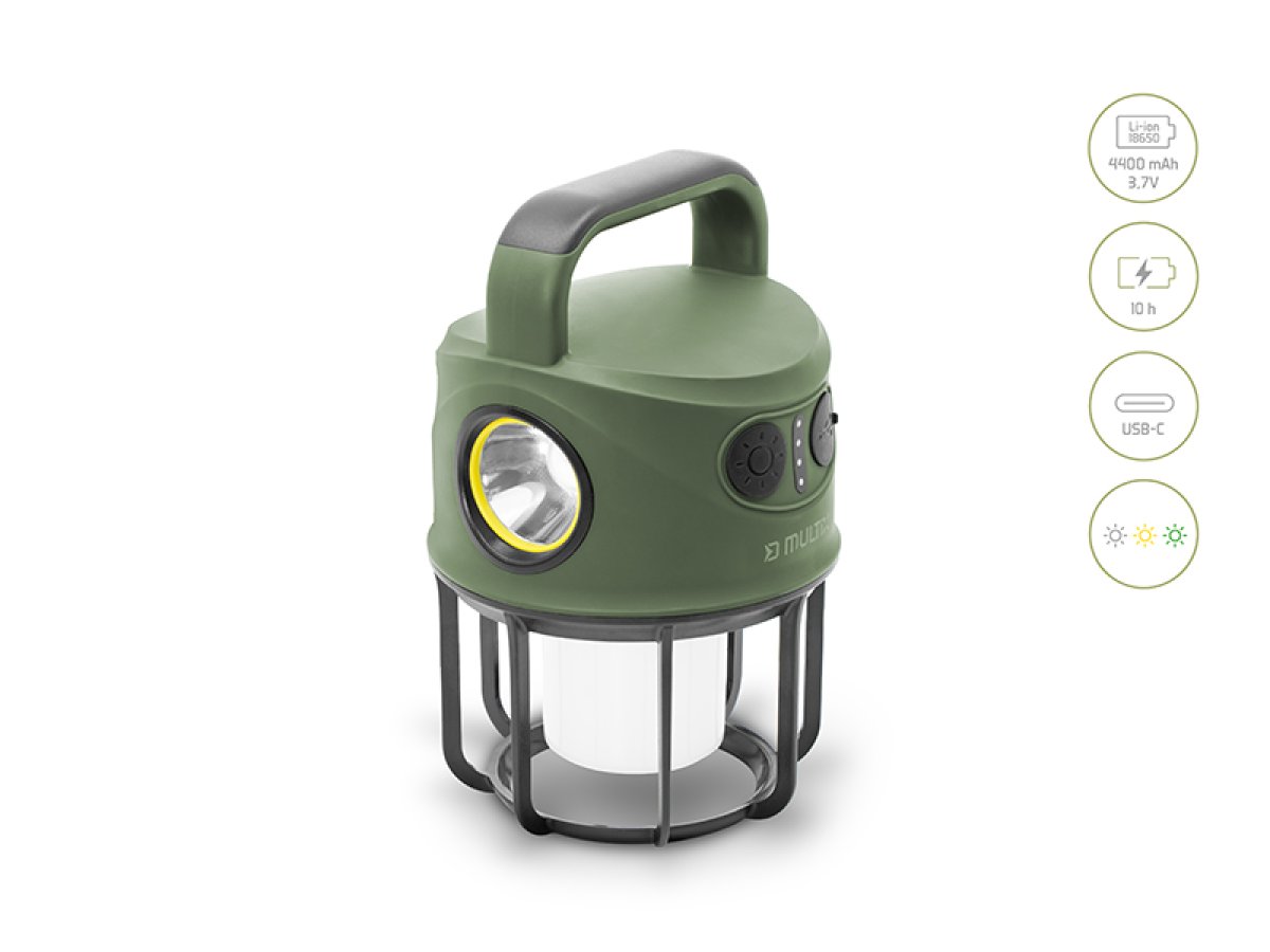 Kempingová lampa Delphin Multix