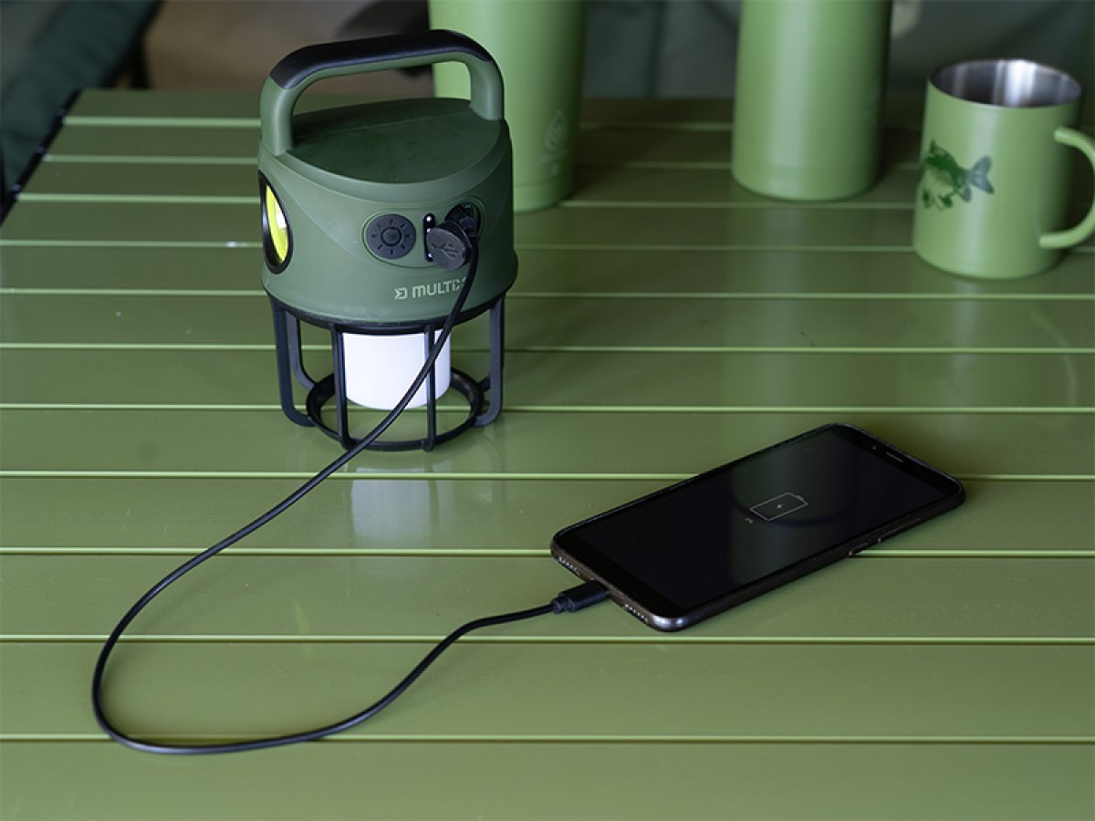 Kempingová lampa Delphin Multix