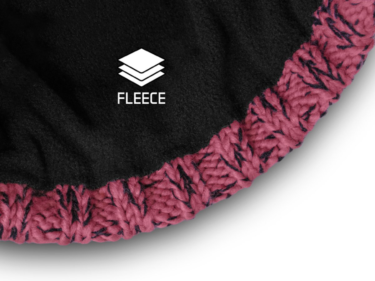 Pletená zimní čepice Delphin QUEEN Love