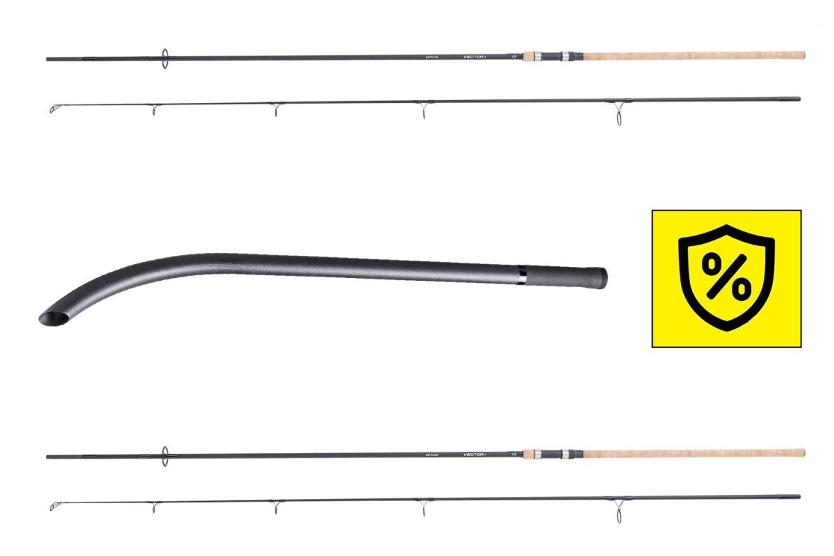 2x Prut Vector MK2 FC 360SH + Vrhací tyč Carbo stick - XL