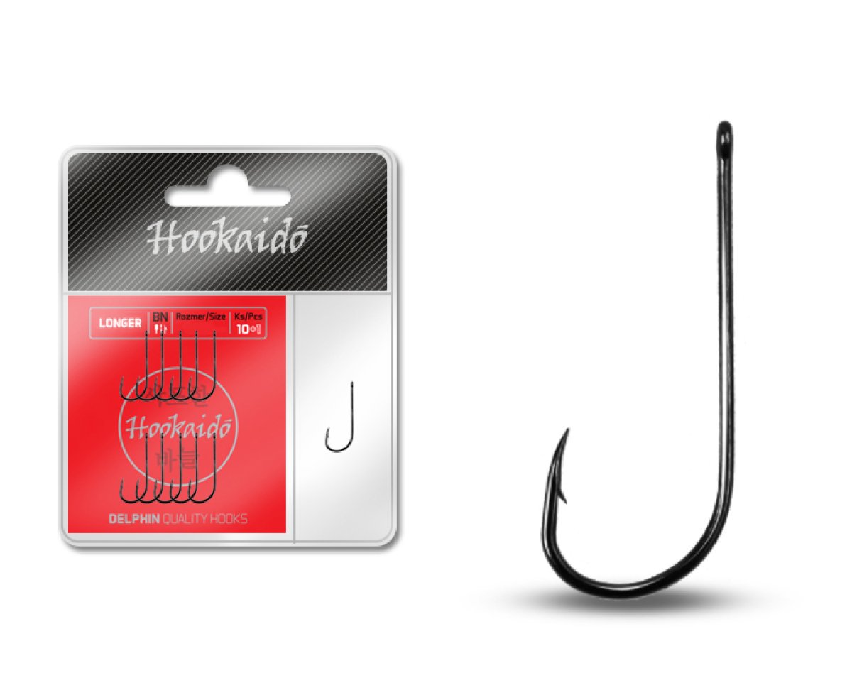 Háček Delphin HKD LONGER ring / 10+1ks