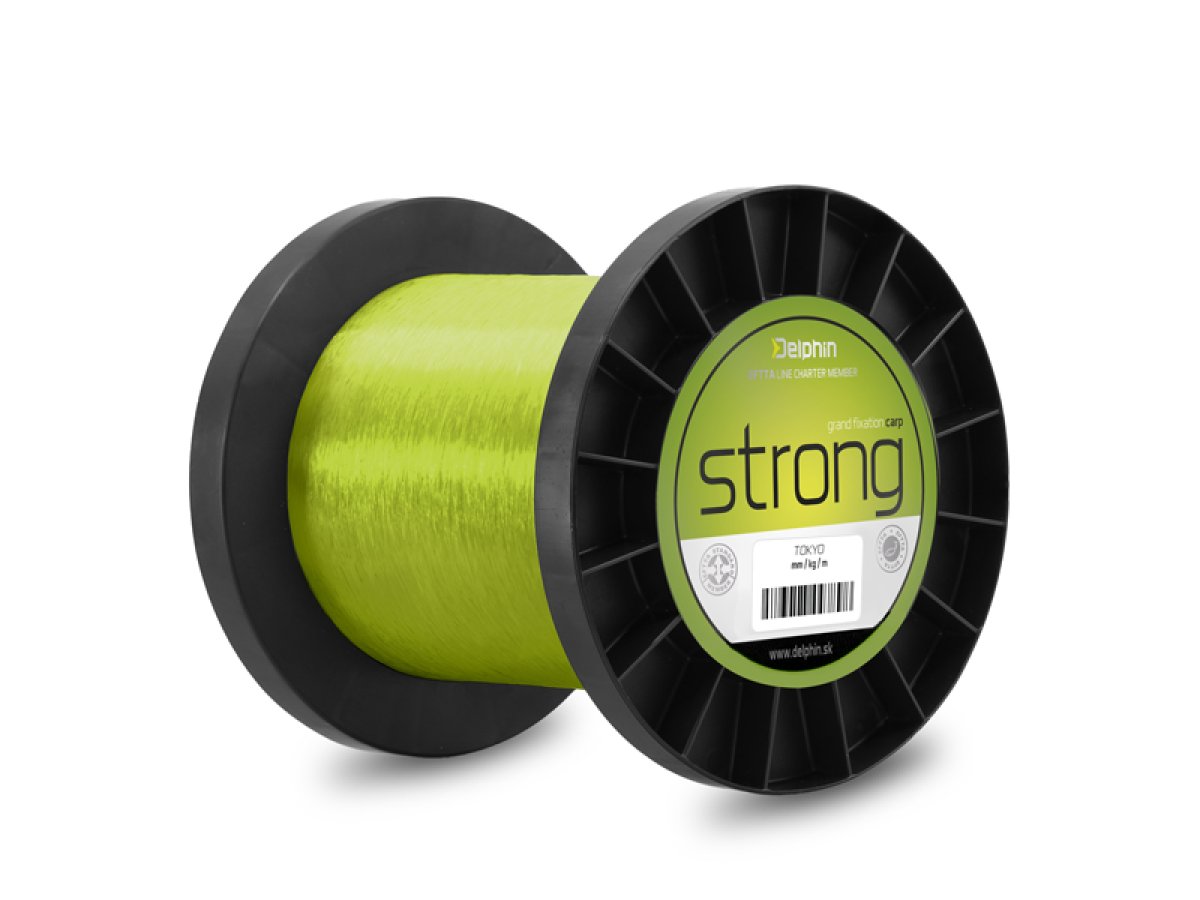 Delphin STRONG CARP žlutá 0,32mm 8,8kg 5000m