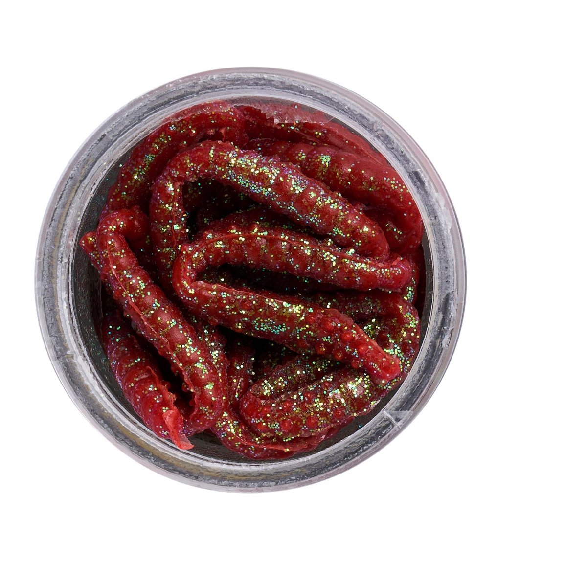Berkley PowerBait Honey Worm 2,5 cm 55 ks Red Berkley PowerBait Honey Worm 2,5 cm 55 ks Red