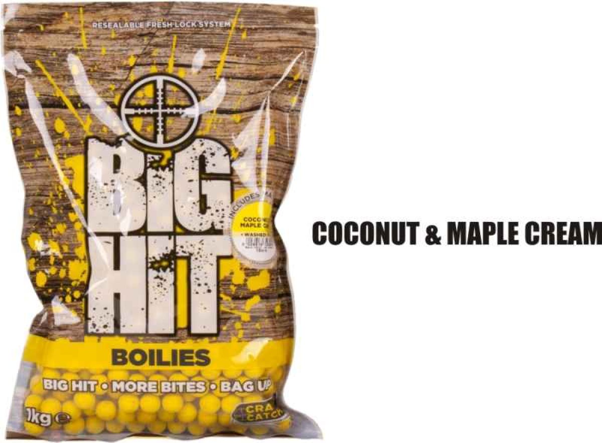 Boilies Big Hit 15mm / 1kg Chocolate & Vanilla Nut/Čoko