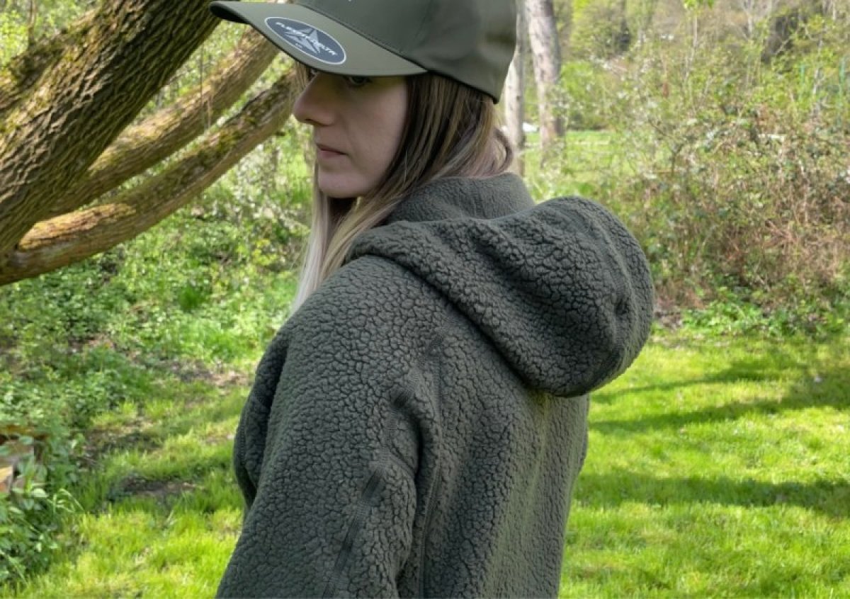 Bunda s kapucí TEDDY - Zelený vel.S Bunda s kapucí TEDDY - Zelený vel.S