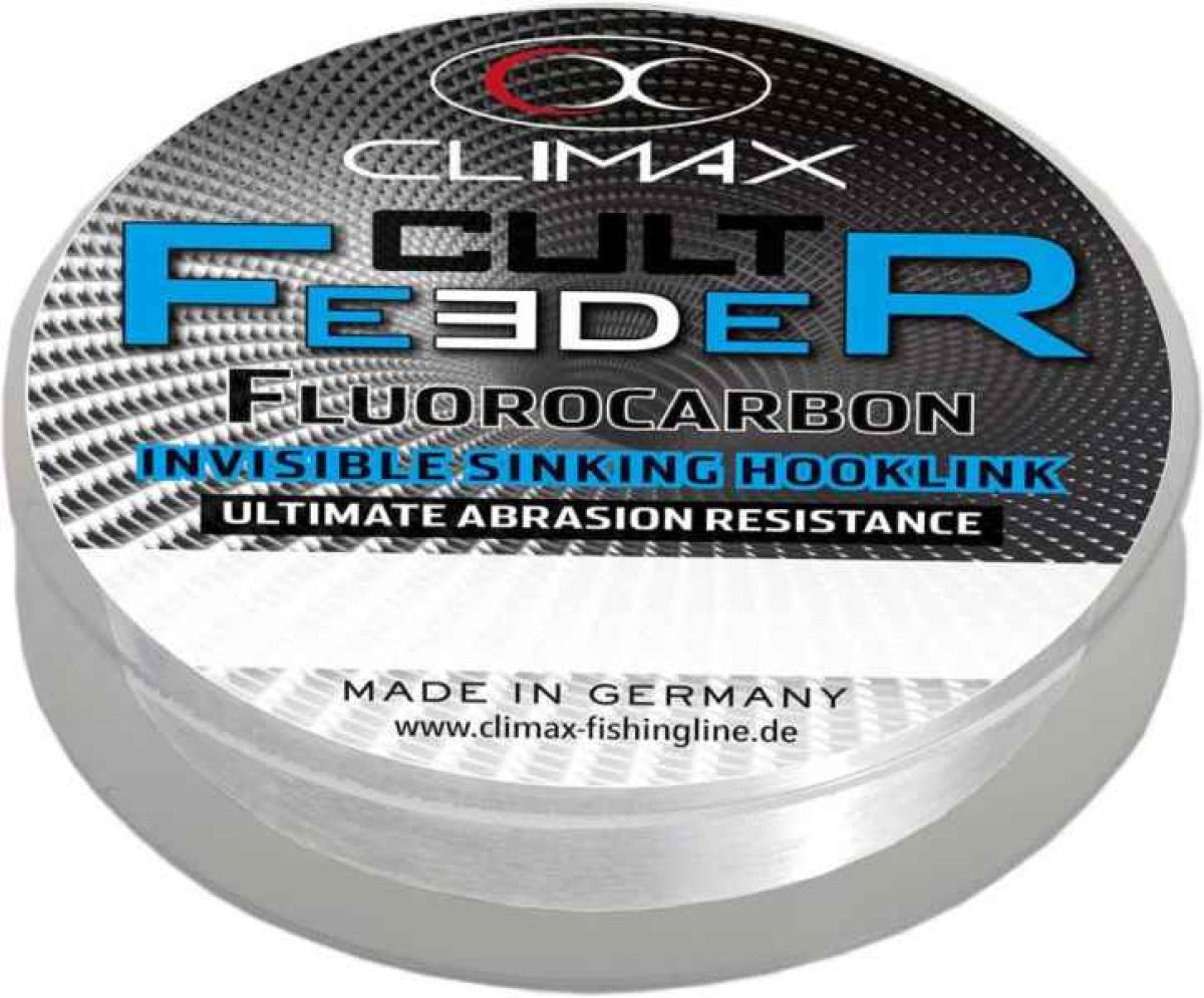 CLIMAX CULT Feeder Fluorocarbon - návazcový 25m 0,26mm / 5,0kg CLIMAX CULT Feeder Fluorocarbon - návazcový 25m 0,26mm / 5,0kg