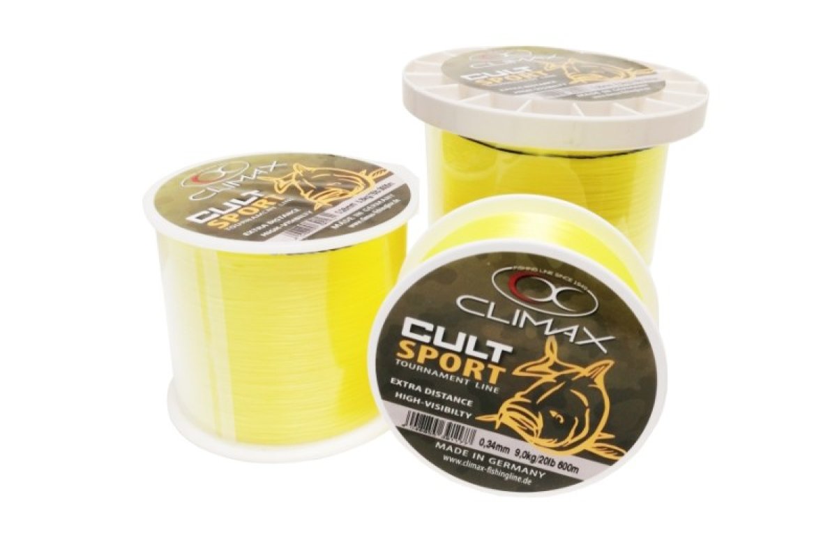 Climax silon CULT SPORT fluo-žlutý 3000m 0,30mm 8,3kg / 15lb