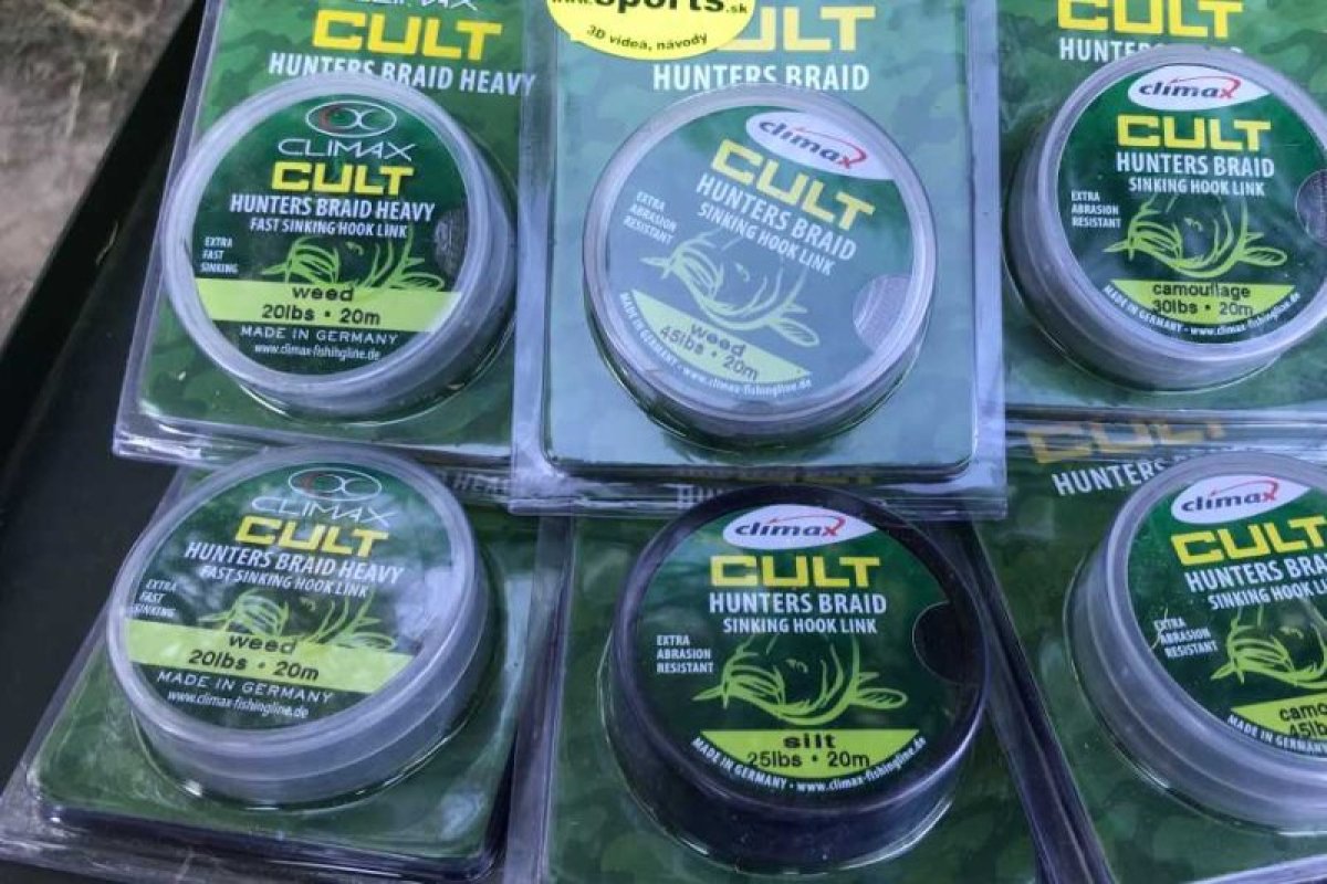 CLIMAX šňůra-HUNTERS BRAID HEAVY-Weed-30lb/14,5kg/20m CLIMAX šňůra-HUNTERS BRAID HEAVY-Weed-30lb/14,5kg/20m