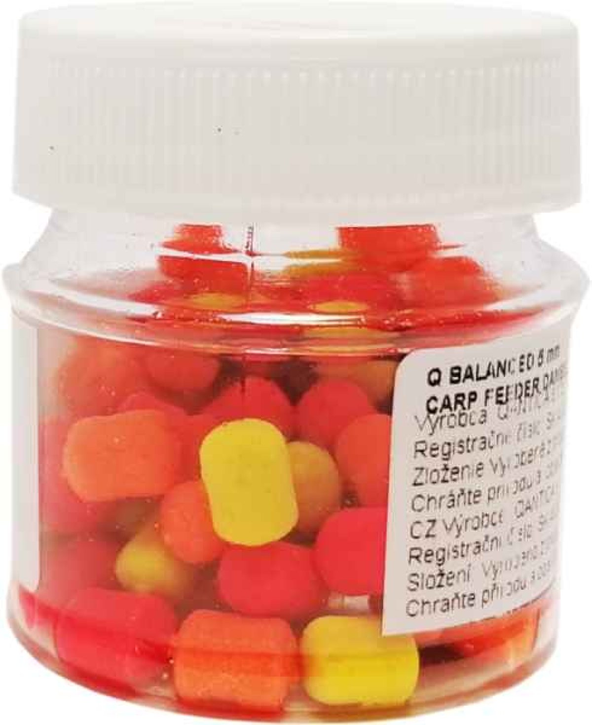 Dipované Q Balanced 5mm Carp feeder dambels 14g Citron