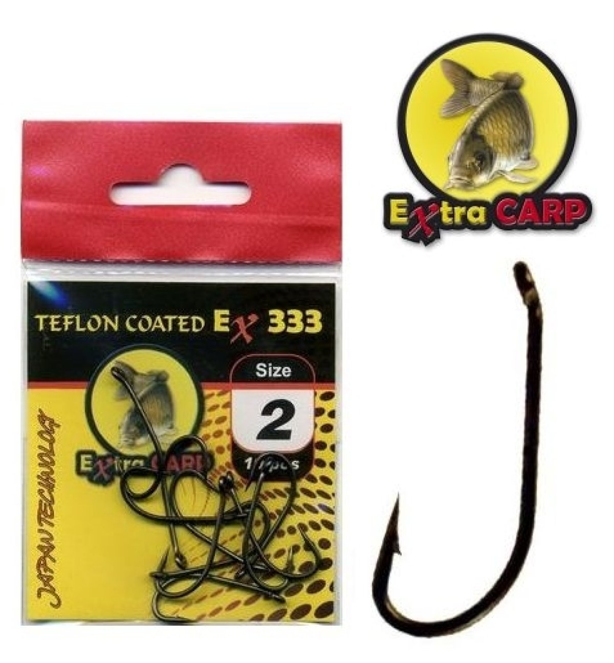 EXC Teflonové Háčky série Ex 333 - vel.6