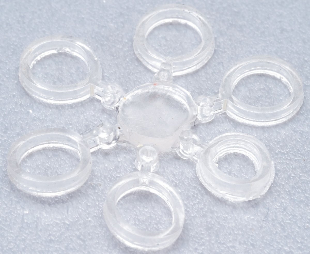 FC Bait bands silikonové gumičky 3ks - TB 10 mm, barva černá