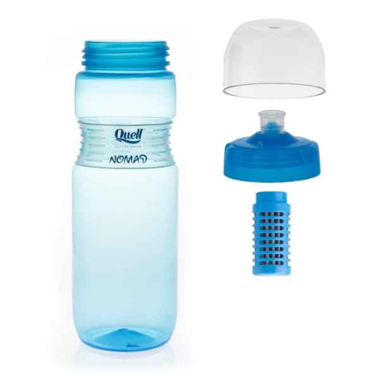 Filtrační láhev Quell NOMAD 700ml modrá