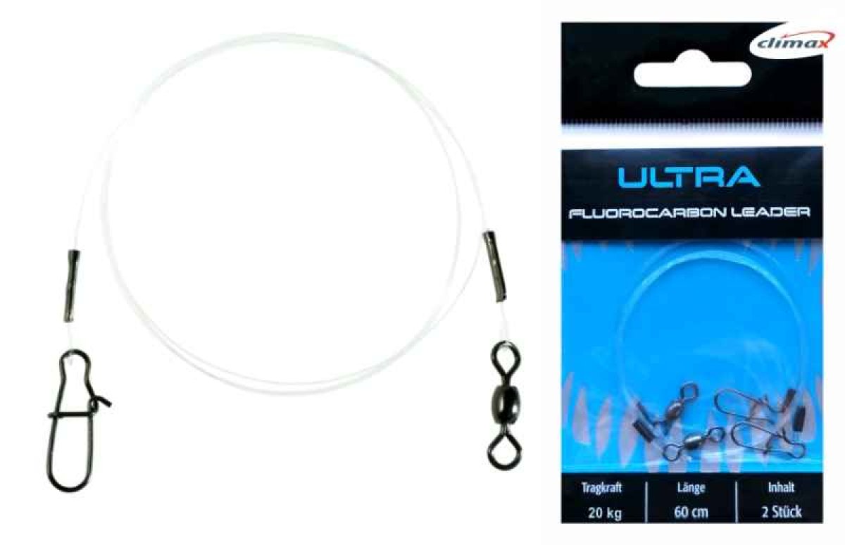 Fluorocarbon návazec 60cm / 2ks 20kg