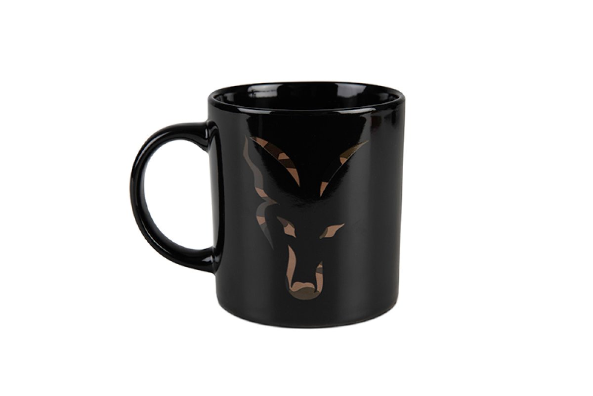 Fox Black and Camo Head Ceramic Mug
