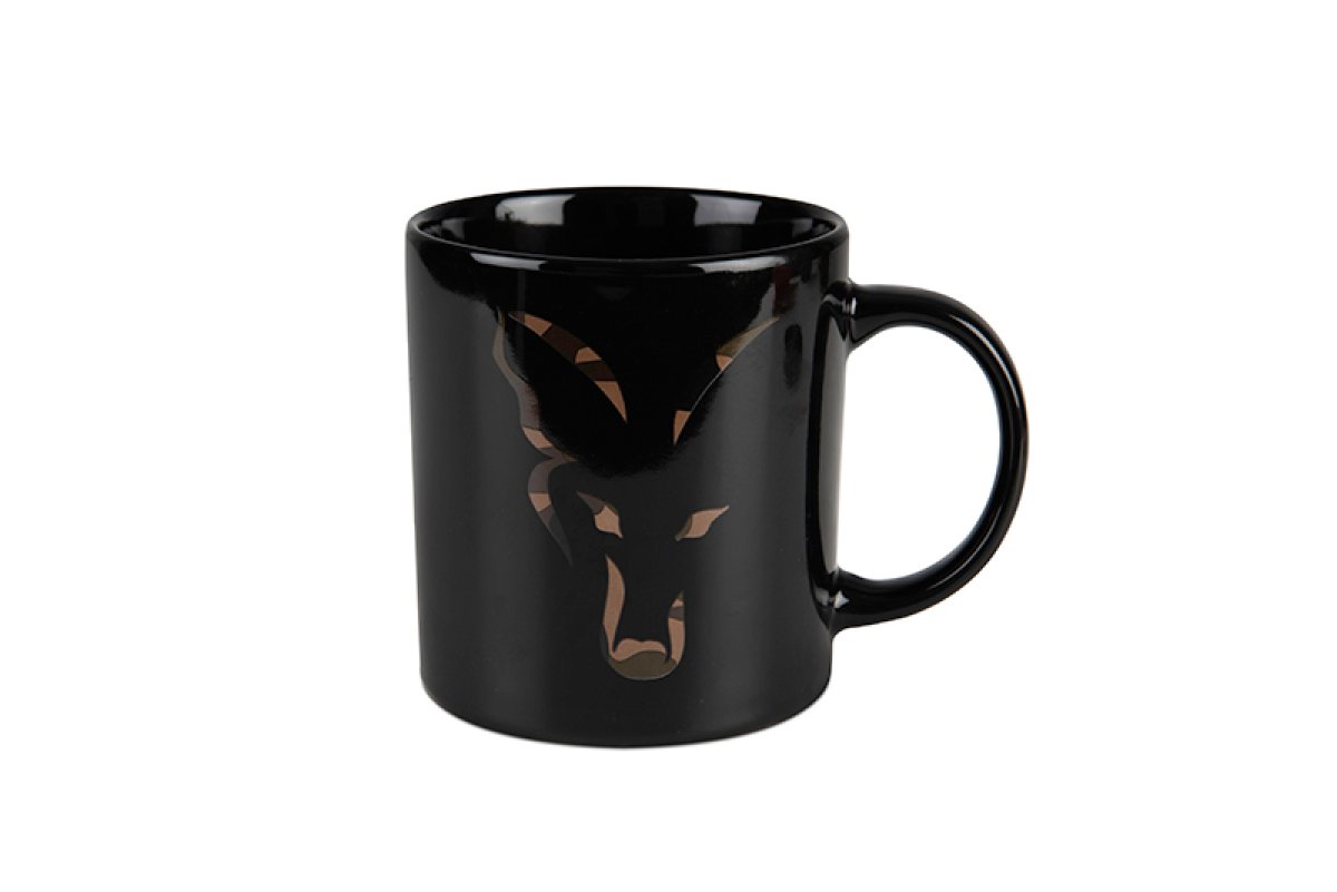 Fox Black and Camo Head Ceramic Mug