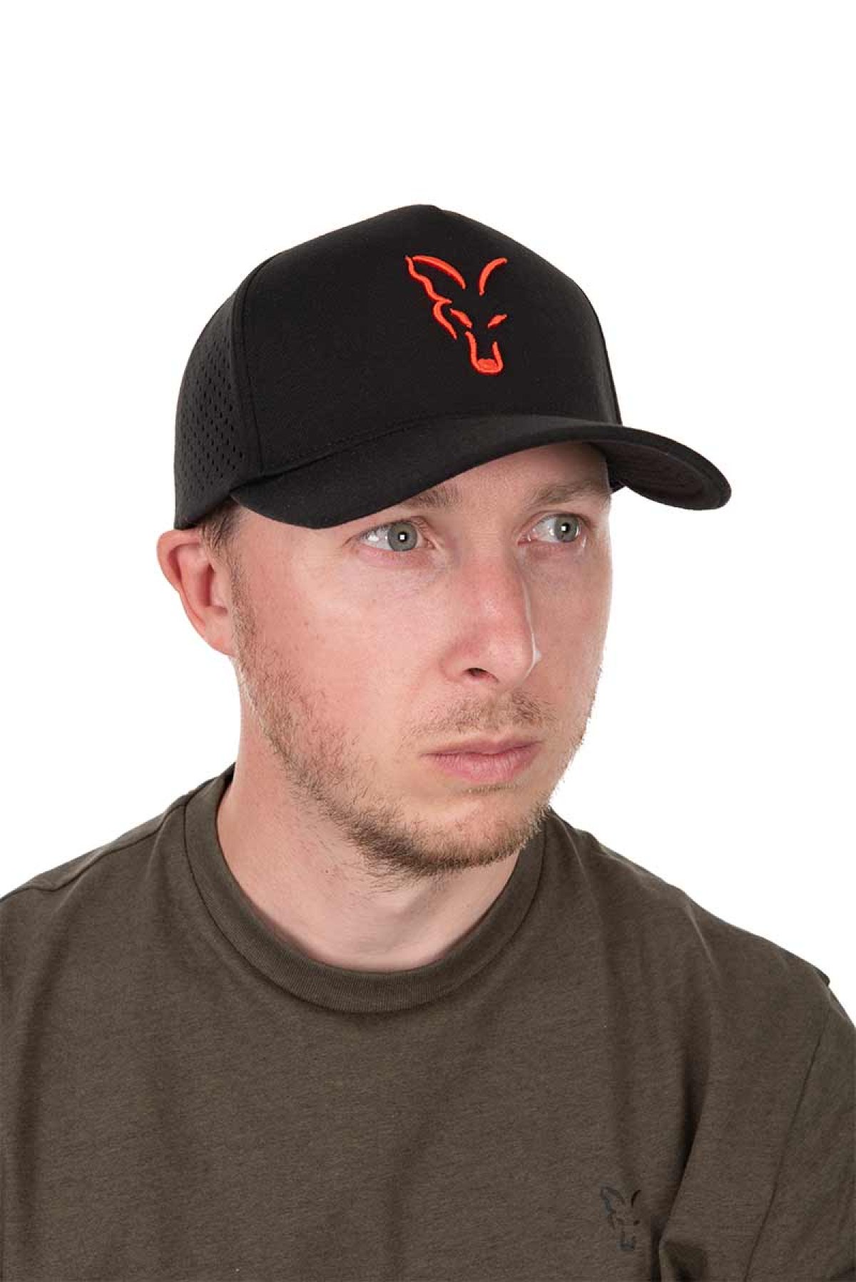 Fox Collection Baseball Cap - Black/Orange 753