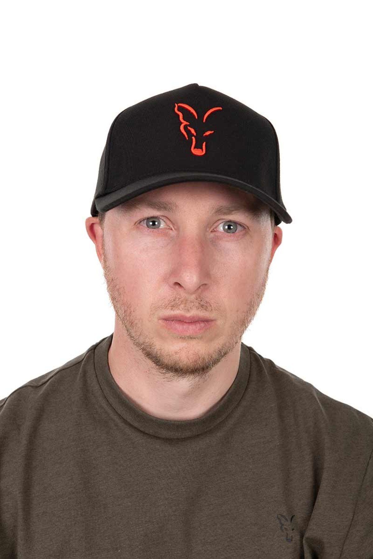 Fox Collection Baseball Cap - Black/Orange 753