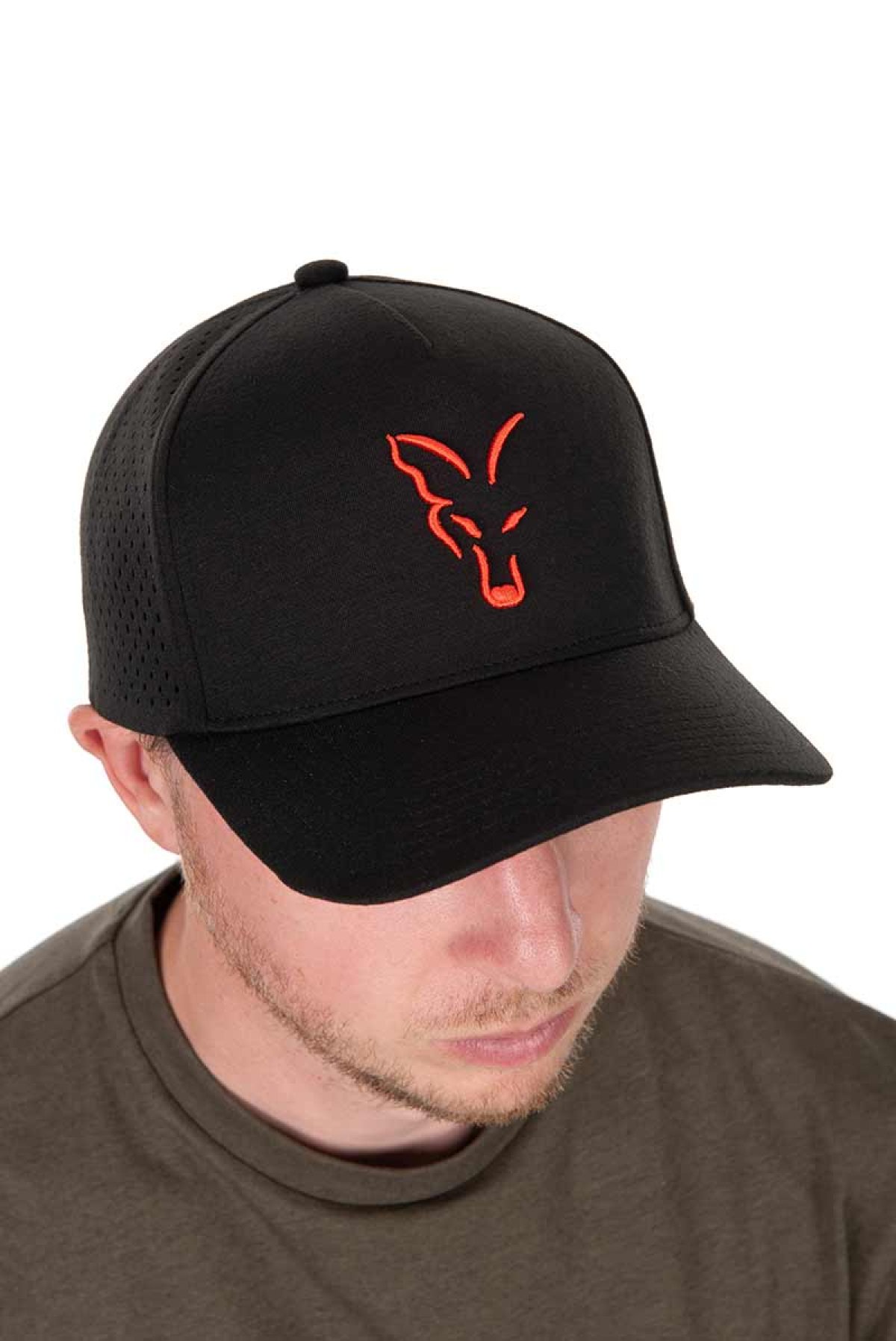 Fox Collection Baseball Cap - Black/Orange 753