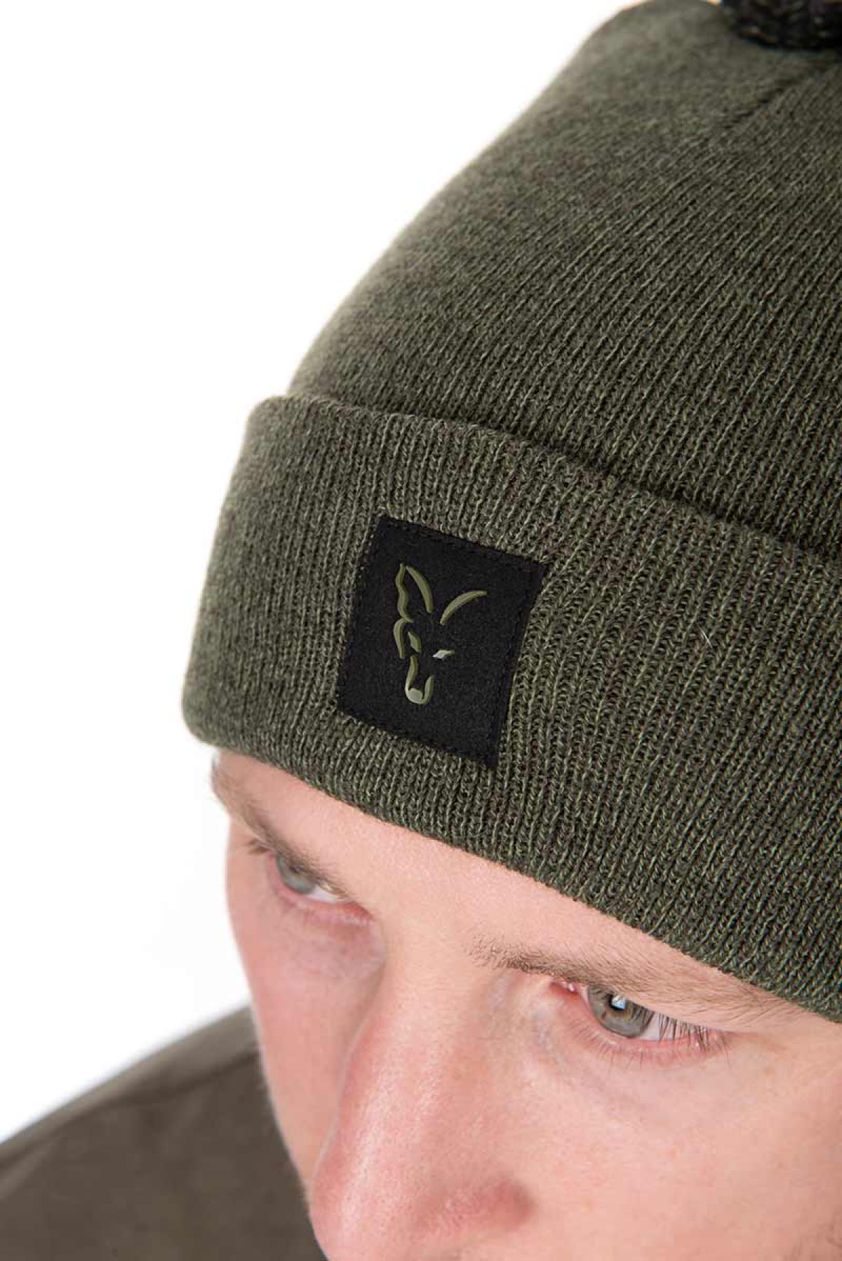 Fox Collection Bobble Hat - Green/Black