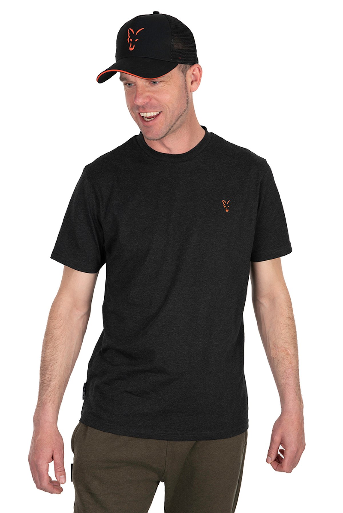 Fox Collection T Black & Orange
