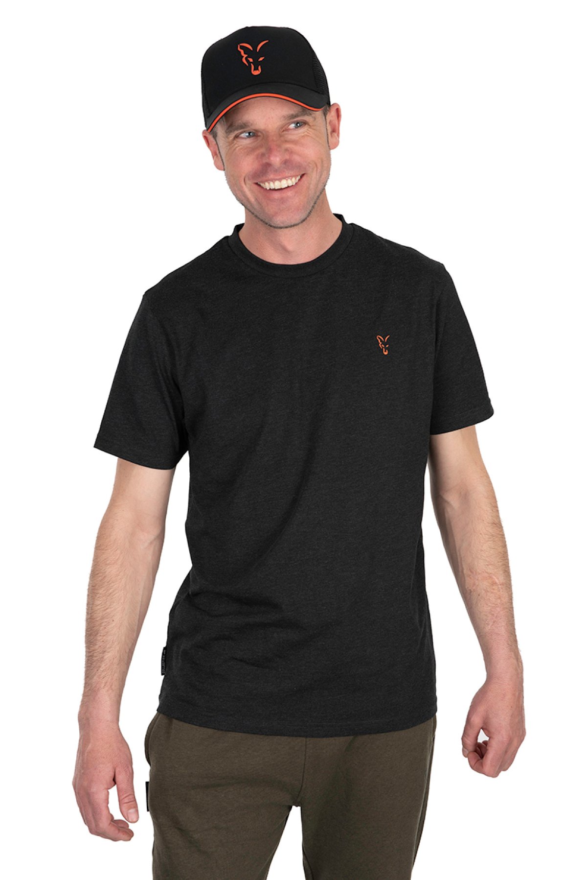 Fox Collection T Black & Orange