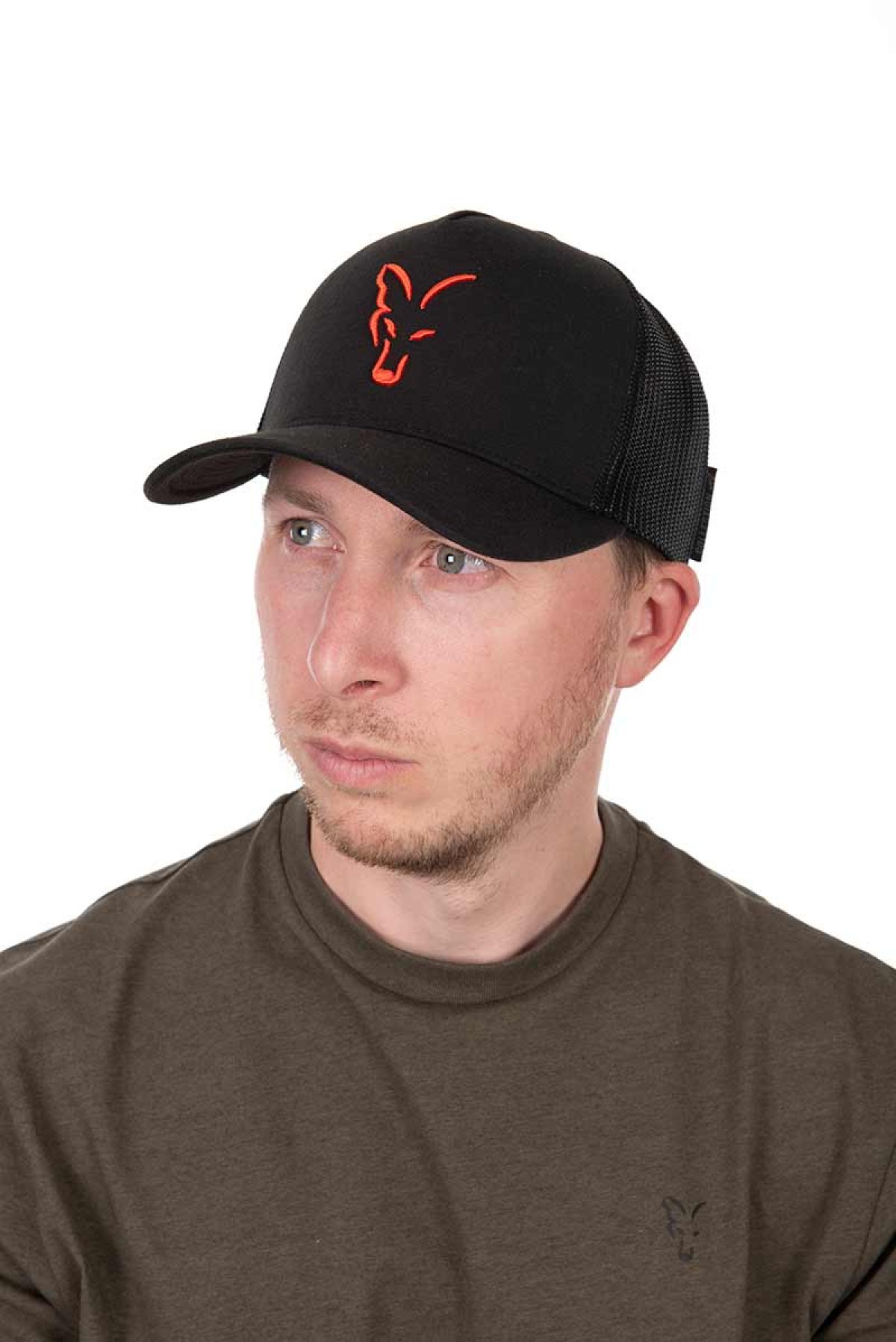 Fox Collection Trucker Cap - Black/Orange 751