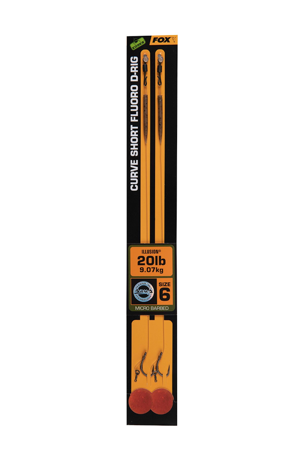 Fox EDGES™ Curve Short Flouro D-Rigs 