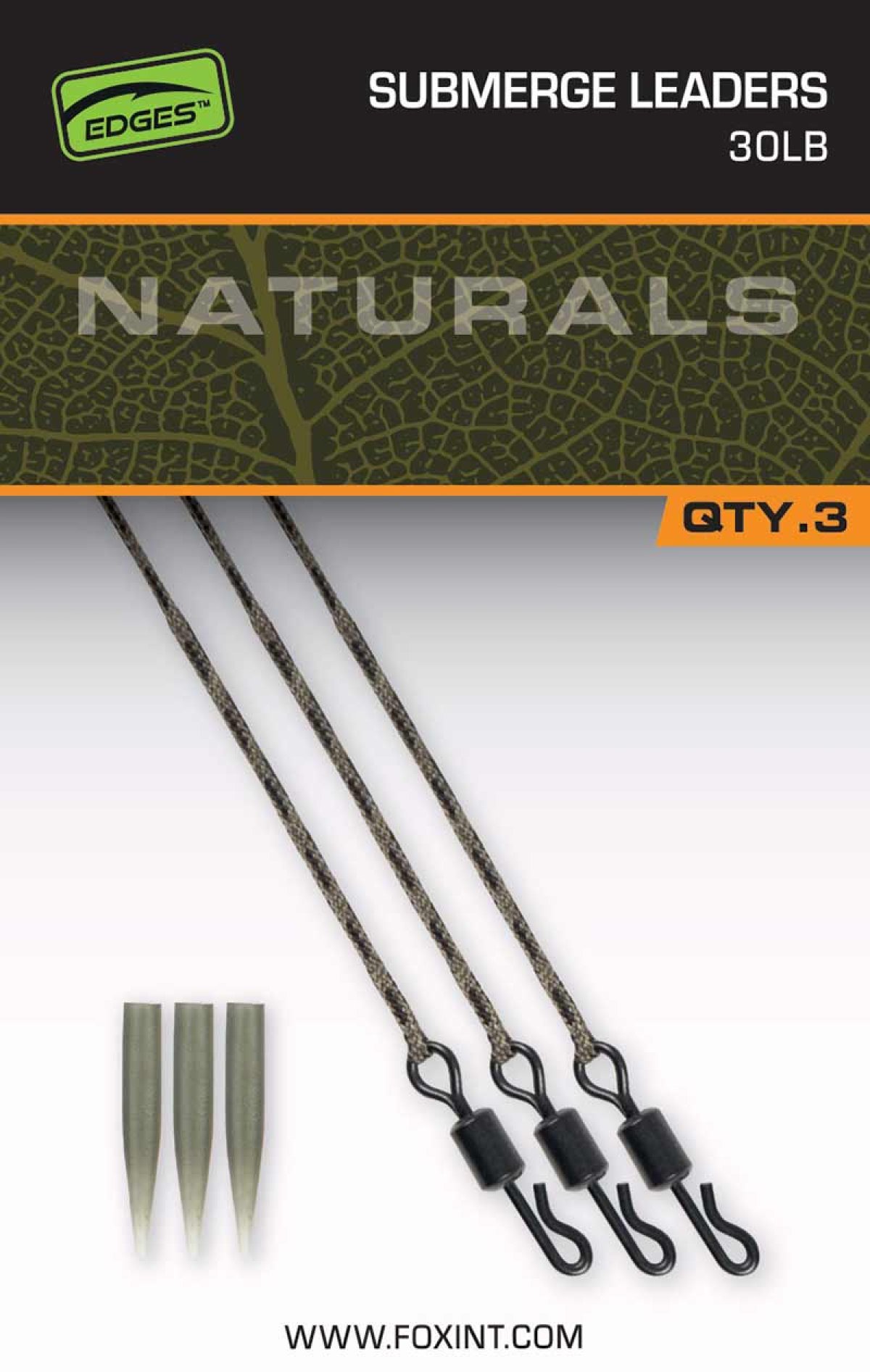 Fox EDGES™ Naturals Submerge Leaders
